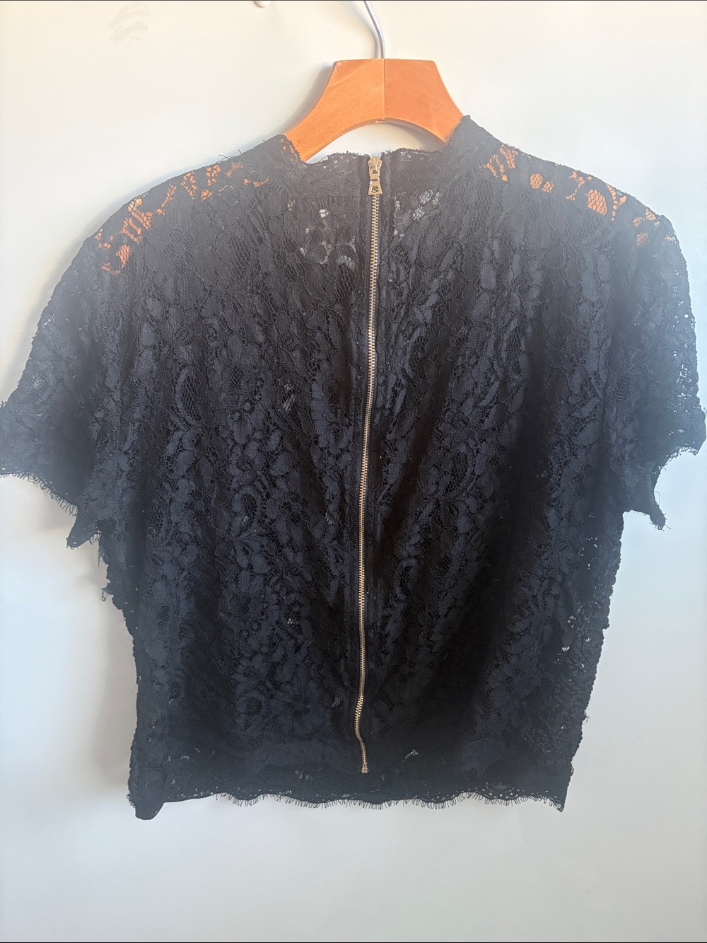 Anne Klein Elegant Black Lace Women's Top - Picture 8 of 12
